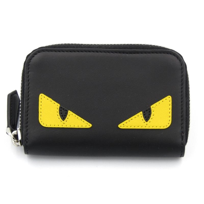 未使用 FENDI フェンディ ミニ財布 7M0257 O73 バグズ eyes モンスター