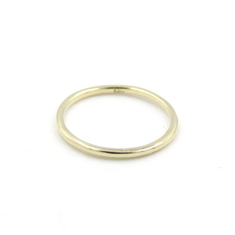 【中古品】Lilas ミル打ちシンプルリング K10 ゴールド　11号 中古品】Lilas ミル打ちシンプルリング K10 ゴールド 11号 シンプル
