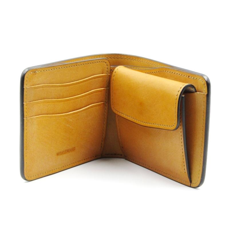 WILDSWANS 美品 ワイルドスワンズ 二つ折り財布 フルグレイン WILDSWANS 美品 ワイルドスワンズ 二つ折り財布 フルグレイン