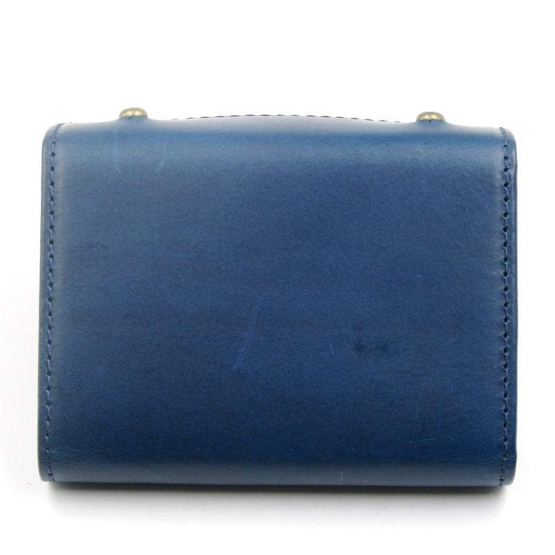 millefoglie II P25」ミニ財布 ネイビー 【公式通販】