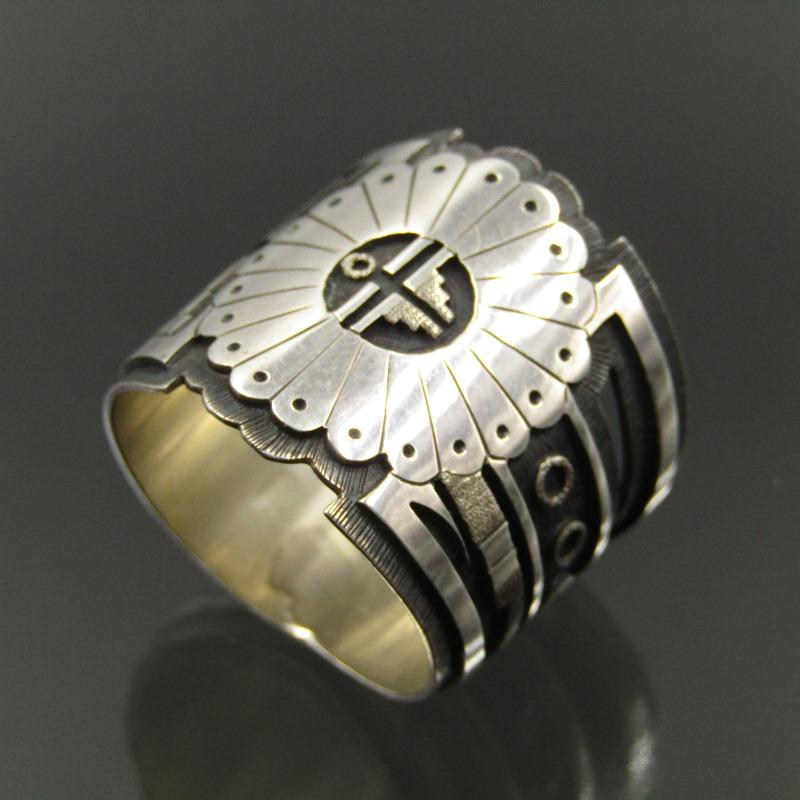 美品 Myrthus Koinva ホピ族 リング サンフェイス 美品 Myrthus Koinva ホピ族 リング サンフェイス