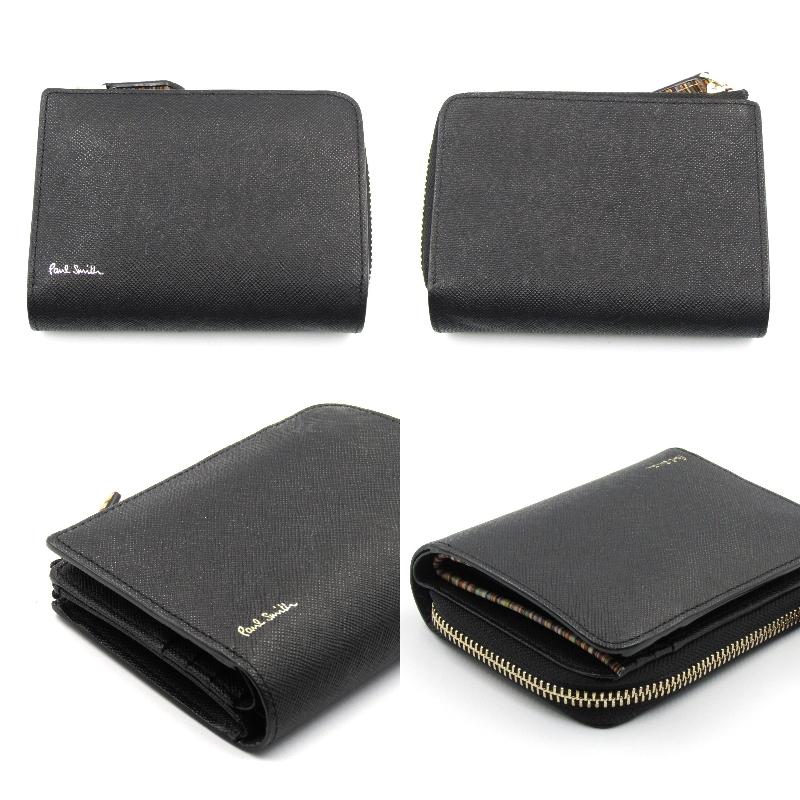 Paul Smith 美品 ポールスミス 二つ折り財布 873-219 L字ジップ Paul Smith 美品 ポールスミス 二つ折り財布 873-219 L字ジップ