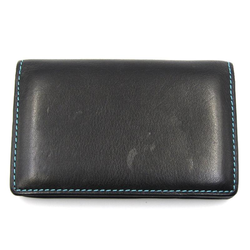 ソメスサドルブラック名刺入れ 箱付き SOMES 名刺入れ (ブラック) HV-23 [ソメスサドル 北海道 砂川市