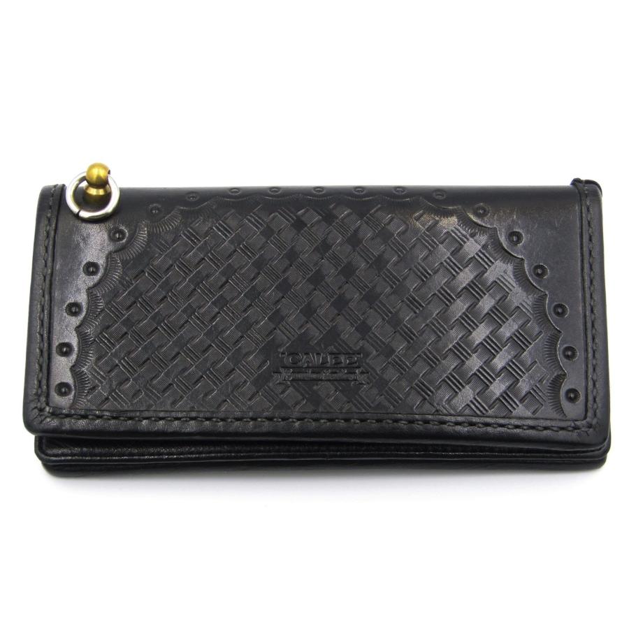 CALEE キャリー 長財布 エンボス バスケットウィーブ EMBOSSING CALEE キャリー 長財布 エンボス バスケットウィーブ EMBOSSING
