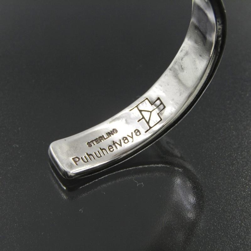 美品 Fernand Puhuhefvaya ホピ族 バングル サンフェイス オーバーレイ 