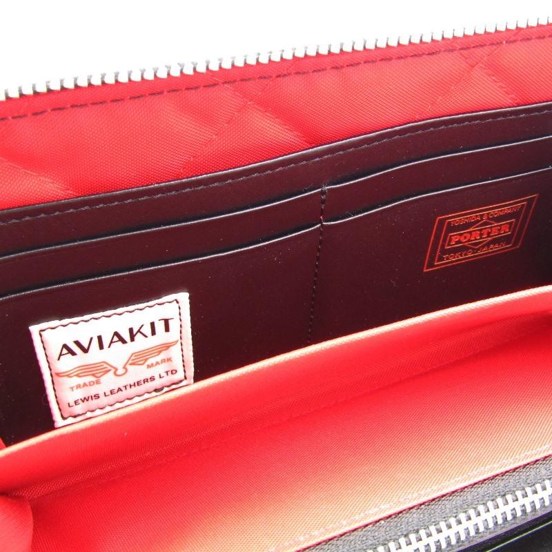 Lewis Leathers 未使用 × PORTER ルイスレザー ポーター 長財布 LONG 