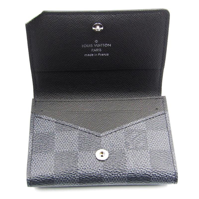 LOUIS VUITTON 美品 ルイヴィトン 名刺入れ N63338 ダミエ フランス製 
