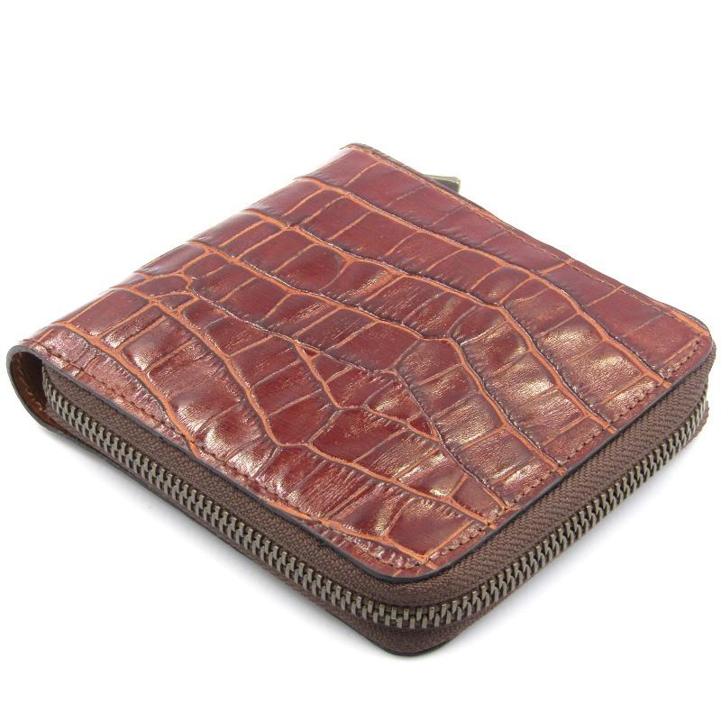 Needles 未使用 NEEDLES ニードルス ミニ財布 MR054 クロコダイル  