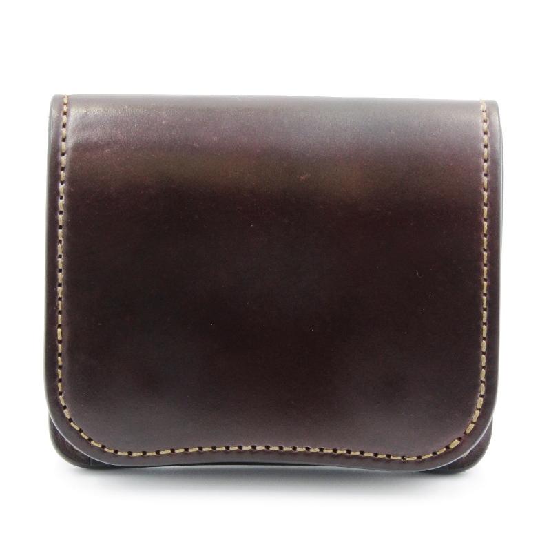 WILDSWANS 美品 ワイルドスワンズ ミニ財布 シェルコードバン SP-PALM 