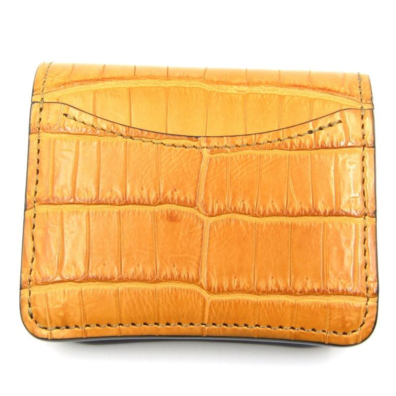 WILDSWANS 美品 ワイルドスワンズ ミニ財布 クロコ PALM-V2 WILDSWANS 美品 ワイルドスワンズ ミニ財布 クロコ PALM-V2