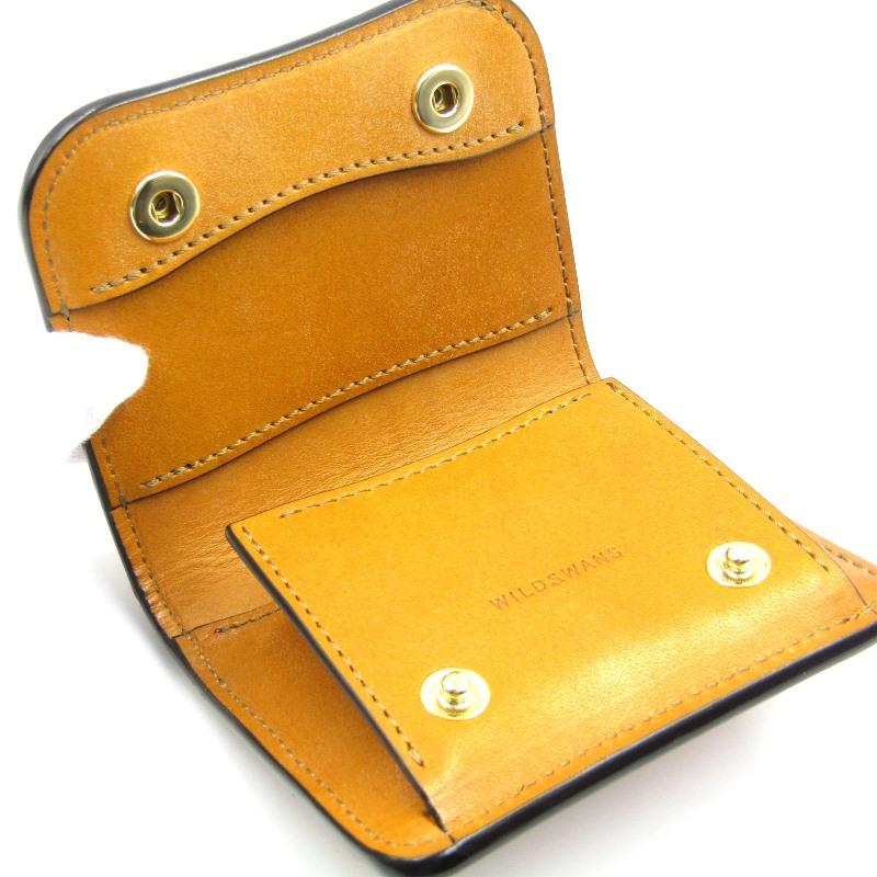 WILDSWANS 美品 ワイルドスワンズ ミニ財布 クロコ PALM-V2 WILDSWANS 美品 ワイルドスワンズ ミニ財布 クロコ PALM-V2