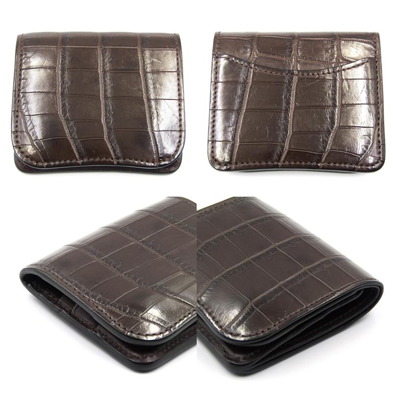 WILDSWANS ワイルドスワンズ ミニ財布 PALM-V3 クロコダイル WILDSWANS ワイルドスワンズ ミニ財布 PALM-V3 クロコダイル