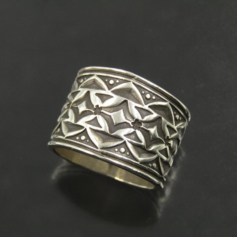 Gary Reeves ナバホ族 リング スタンプワーク ゲーリーリーブス