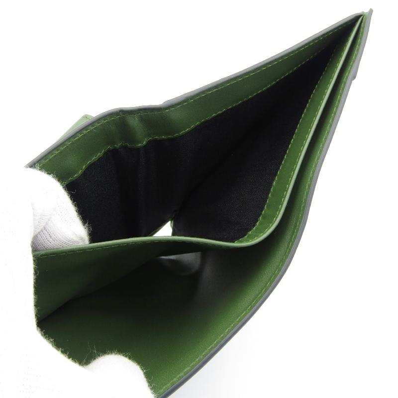 未使用 LOEWE ロエベ 二つ折り財布 パズルエッジ バイフォールド