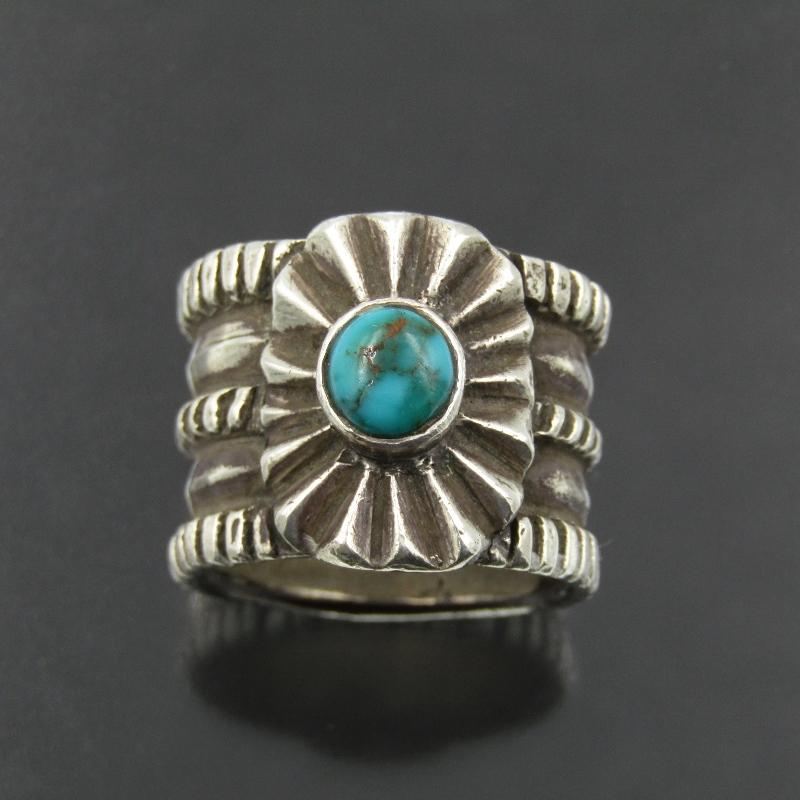 Ernie Lister ナバホ族 リング ターコイズ アーニーリスター