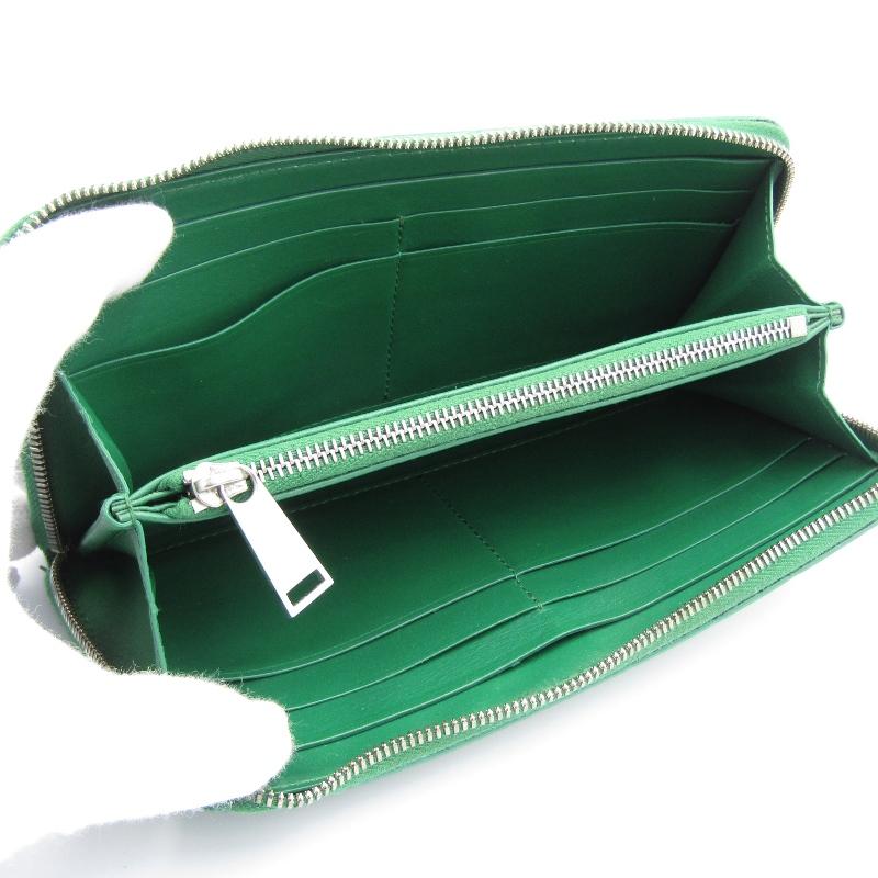 美品　ボッテガヴェネタ　イントレチャート　ラウンドファスナー　切り替え　長財布 BOTTEGA VENETA ボッテガヴェネタ 長財布 イントレチャート