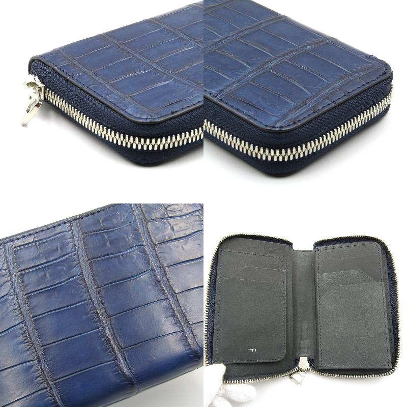 まーしー　ITTI イッチ　ネイビー 二つ折り財布　新品　未使用 新品未使用【ITTI イッチ】 2つ折り 財布 ウォレット