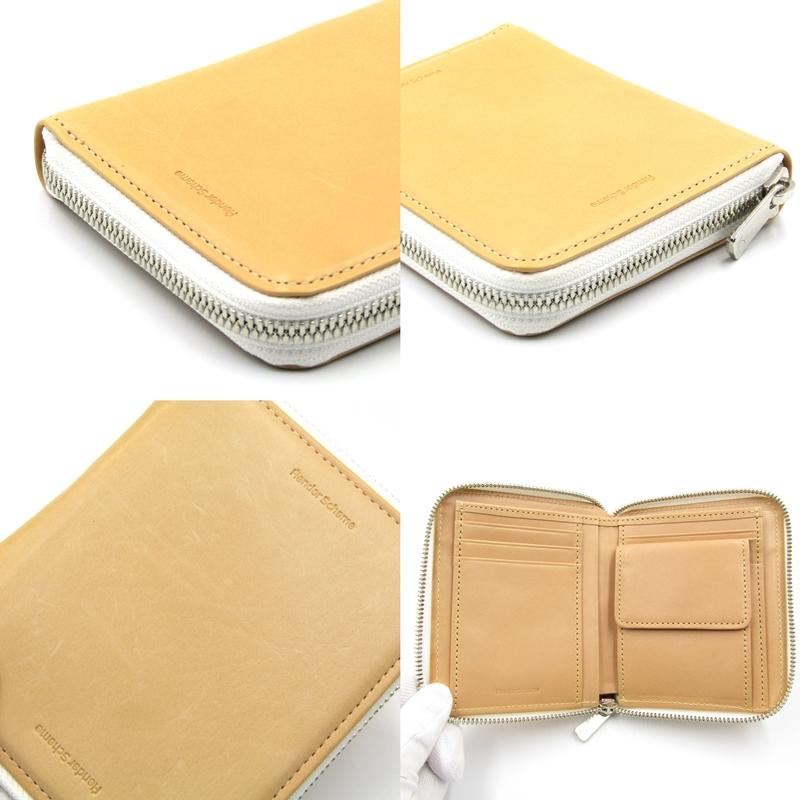 未使用 Hender Scheme エンダースキーマ ミニ財布 ct-rc-szp square 