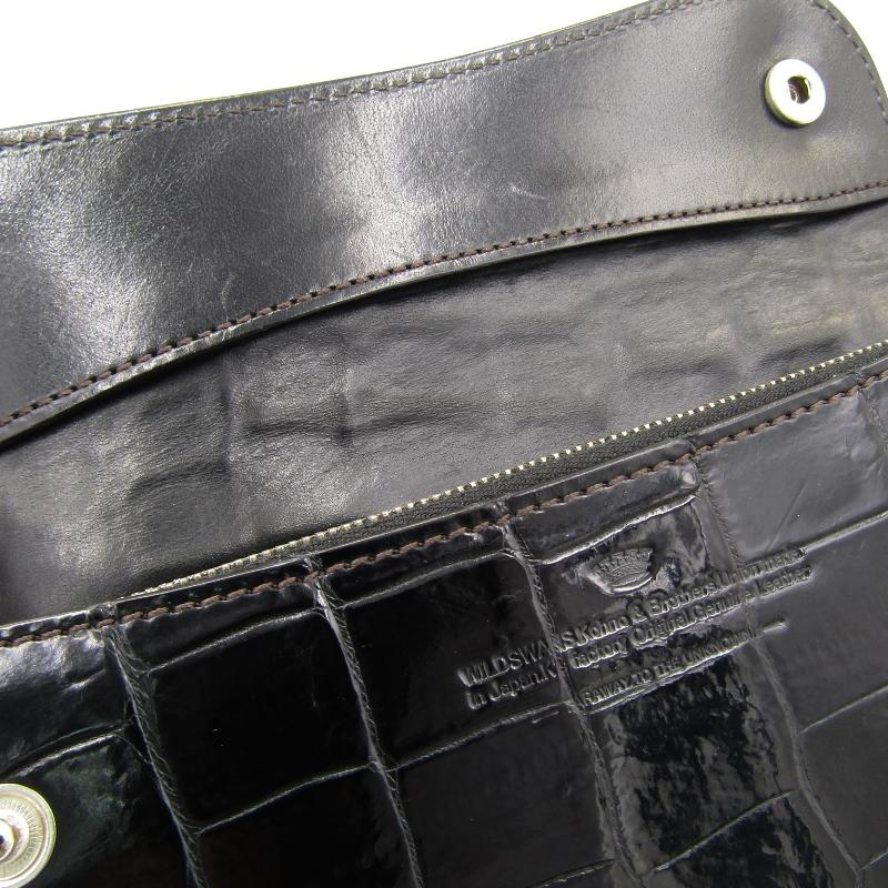 WILDSWANS ワイルドスワンズ 長財布 クロコ WAVE ウェイブ 内装 WILDSWANS ワイルドスワンズ 長財布 クロコ WAVE ウェイブ 内装