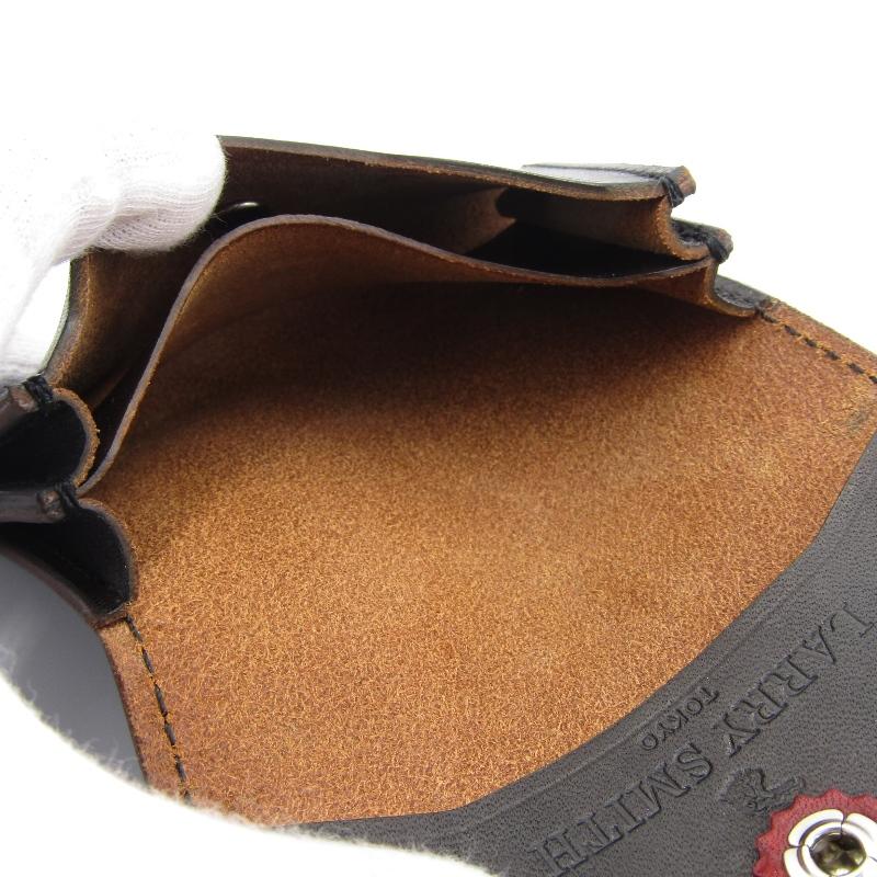 極美品✨ LARRY SMITH ラリースミス カードケース 名刺入れ コンチョ LARRY SMITH 美品 ラリースミス カードケース SHELL CONCHA CARD