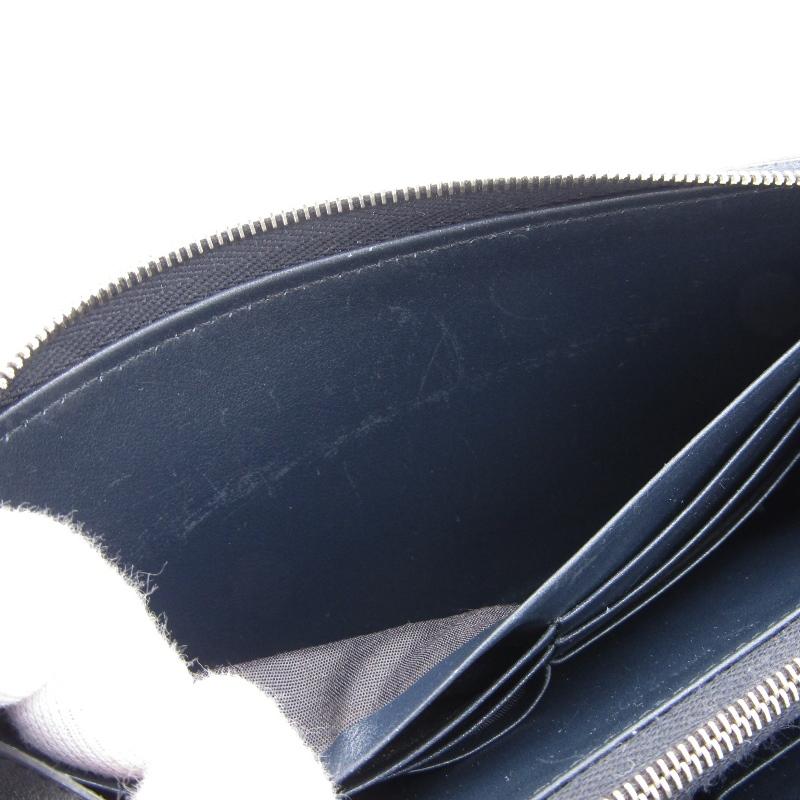 美品 CELINE セリーヌ 長財布 ラージ ジップドウォレット グレ