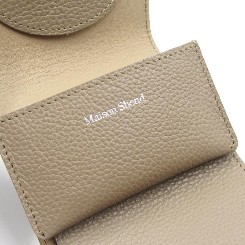 美品 Maison Sbond メゾン エスボンド 三つ折り財布 Amy 美品 Maison Sbond メゾン エスボンド 三つ折り財布 Amy