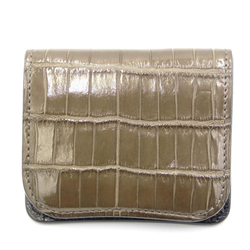 WILDSWANS ワイルドスワンズ ミニ財布 クロコ PALM パーム 内装 