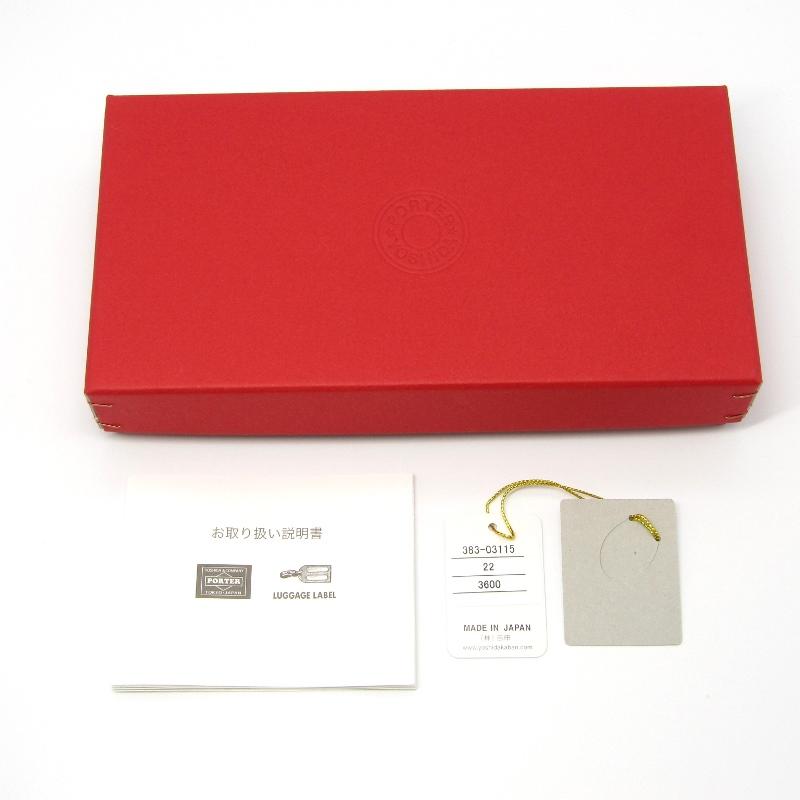 【美品】PORTER / SHRINK LONGPURSE 長財布 レザー SHRINK(シュリンク) LONG PURSE | 吉田カバンホームページ
