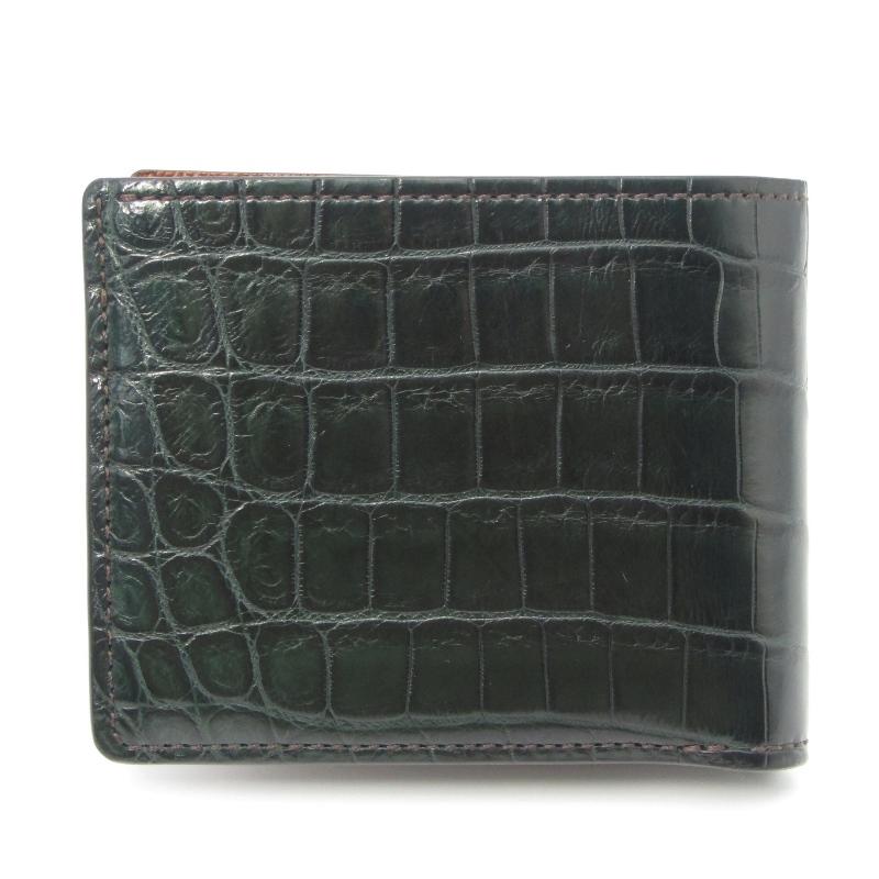 ★入手困難・極美品★WILD SWANS 2つ折り財布 HENRY クロコダイル WILDSWANS 美品 ワイルドスワンズ 二つ折り財布 クロコダイル