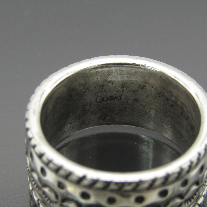 超希少‼️ Quaid Shorty クアッドショーティー シルバー リング Quaid Shorty ナバホ族 リング スタンプワーク クアッドショー
