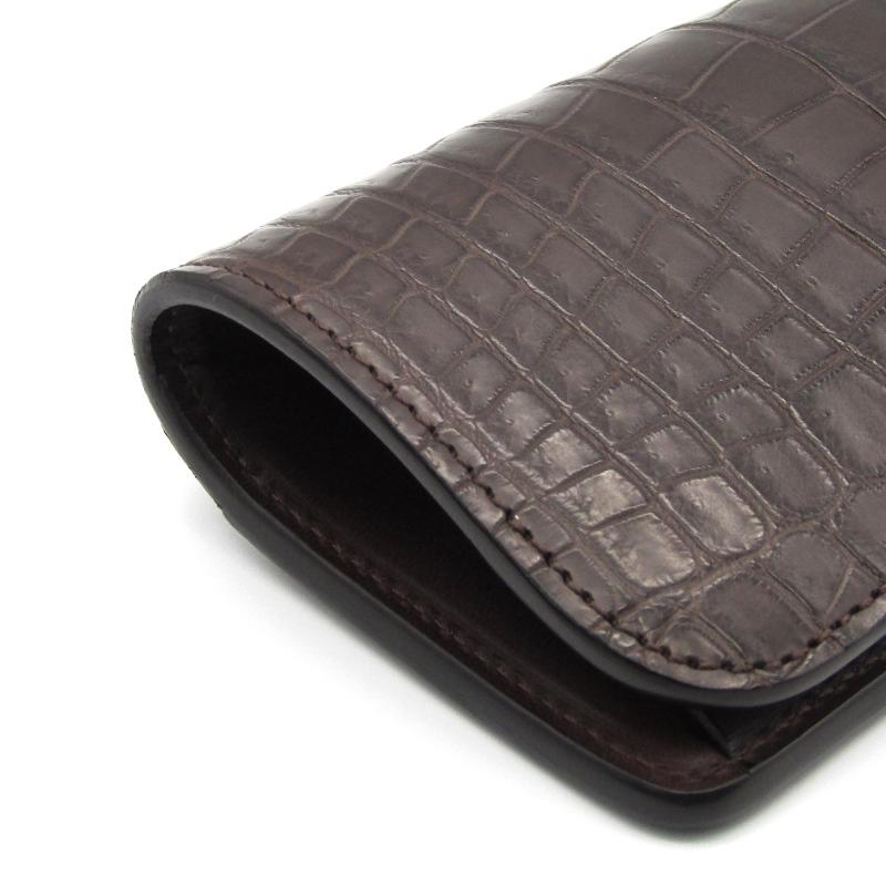 WILDSWANS 美品 ワイルドスワンズ ミニ財布 クロコ PALM パーム WILDSWANS 美品 ワイルドスワンズ ミニ財布 クロコ PALM パーム