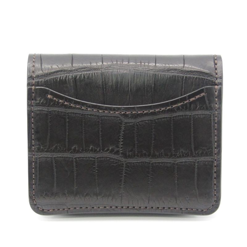 WILDSWANS 未使用 ワイルドスワンズ ミニ財布 クロコ PALM-V2 パームv2