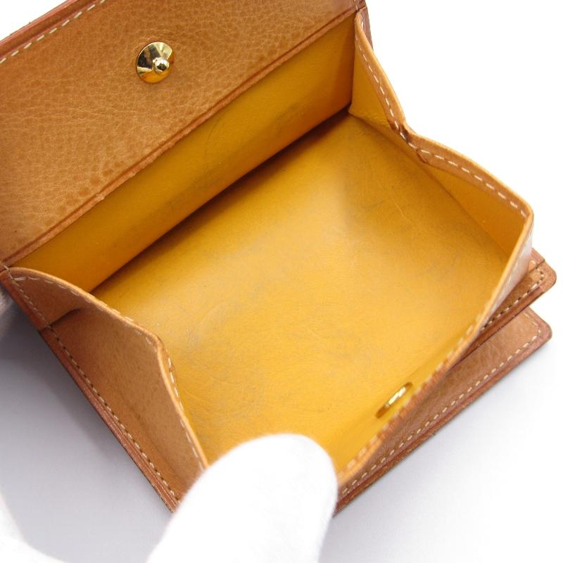 GANZO 美品 ガンゾ BOX小銭入れ付きコンパクト札入れ 57653 シン