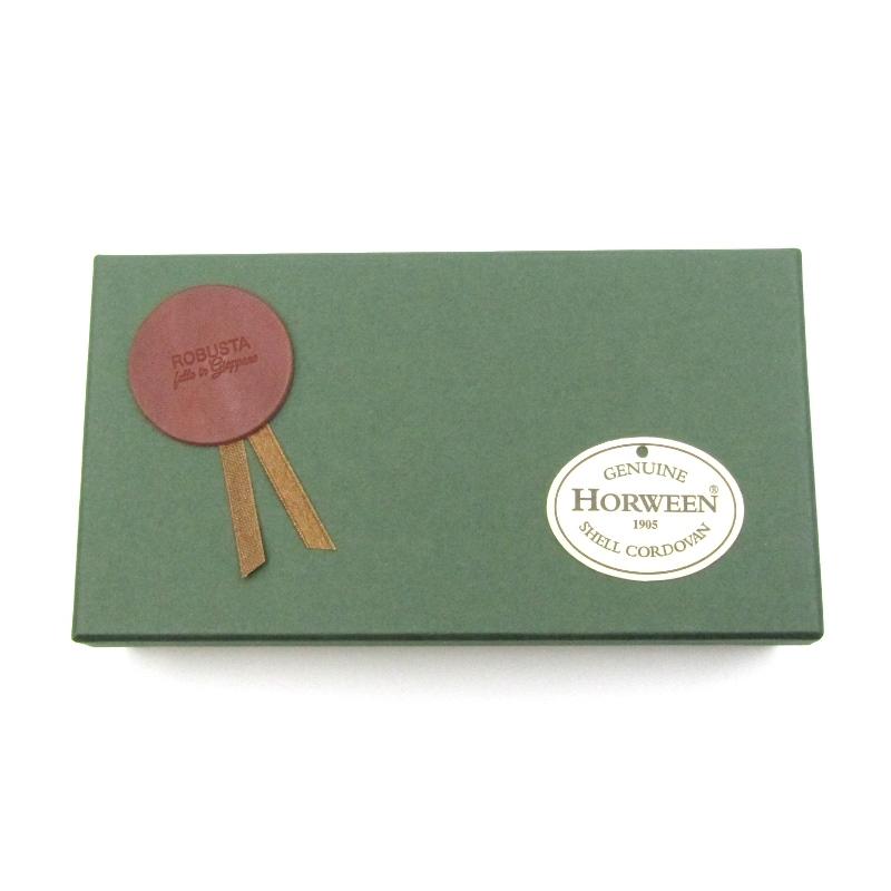 美品 ROBUSTA LEATHER ロブスタ 長財布 シェルコードバン