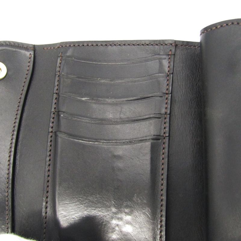 WILDSWANS ワイルドスワンズ 三つ折り財布 サドルプルアップ BYRNE  