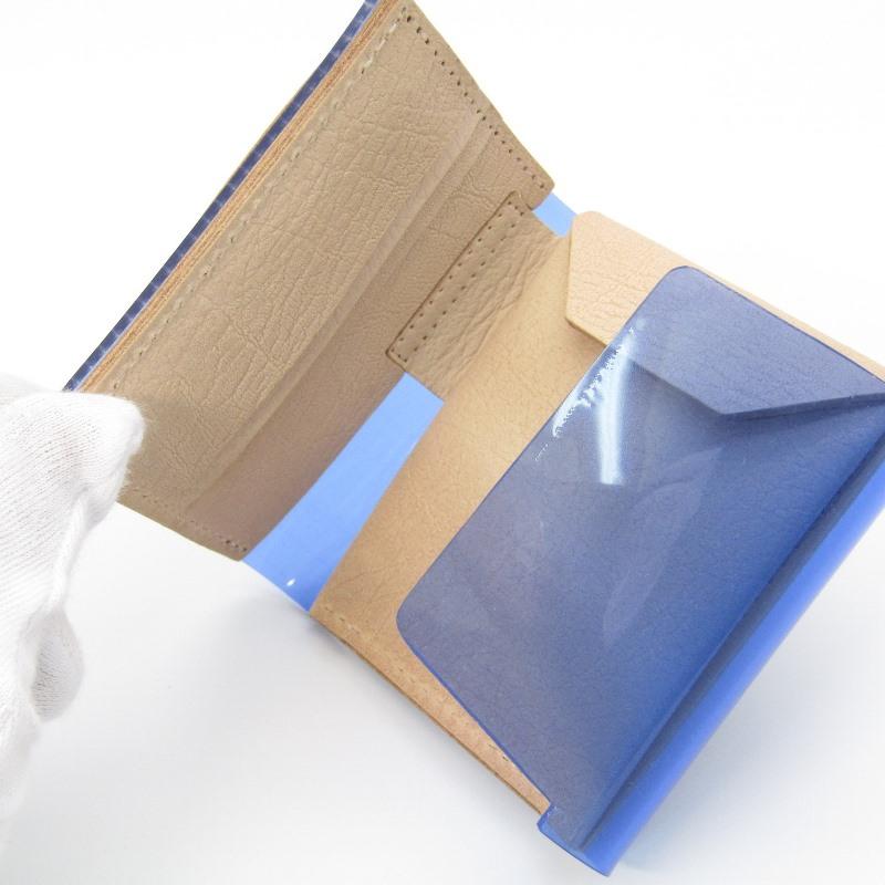 未使用 macromauro マクロマウロ 三つ折り財布 PVL WALLET COLOR