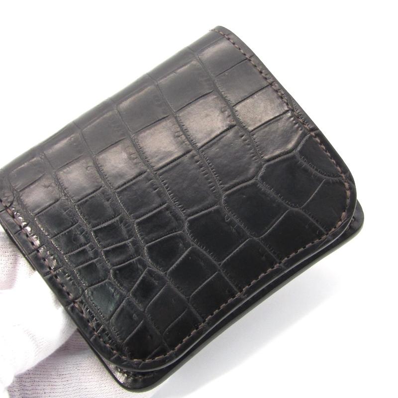 【未使用新品】ワイルドスワンズ　パームV3 コードバン×ブライドルレザー WILDSWANS 美品 ワイルドスワンズ ミニ財布 シェルコードバン PALM-V3