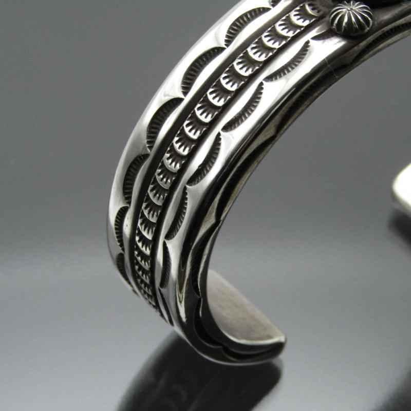 Navajo:ナバホ族 Herman Smith作 ターコイズセット バングル