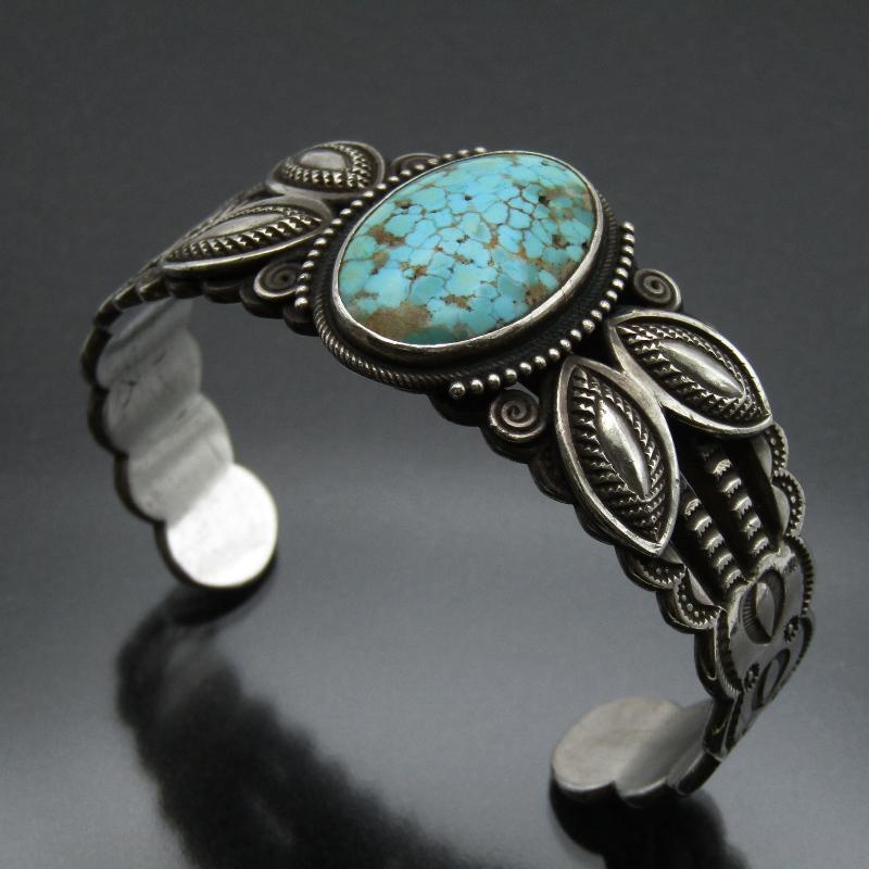 Perry Shorty ナバホ族 バングル ターコイズ スターリングシルバー