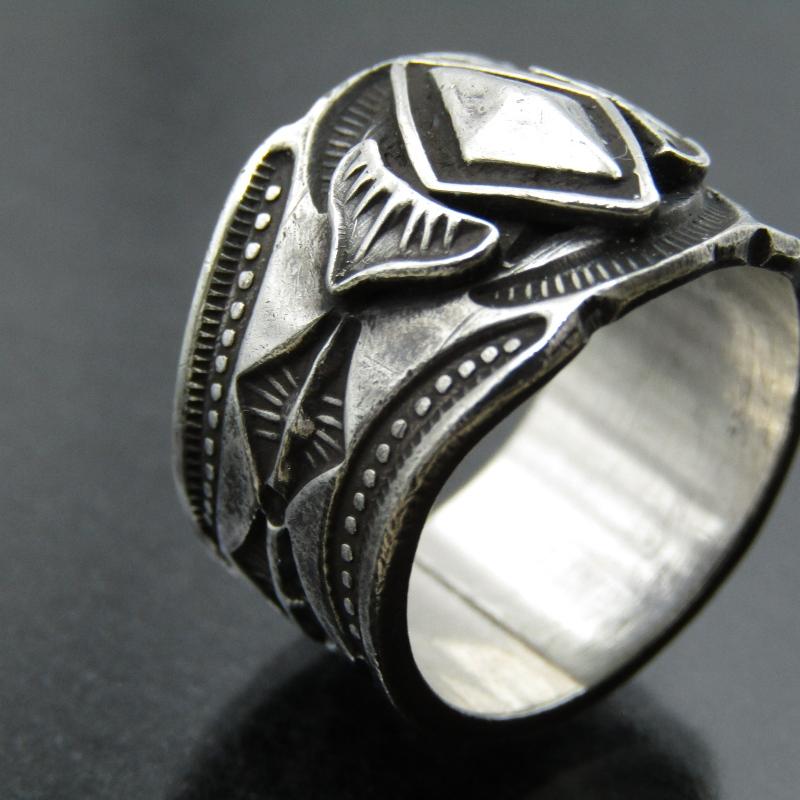 ゲイリーリーブス Gary Reeves ナバホ族 リング スタンプワーク ゲーリーリーブス