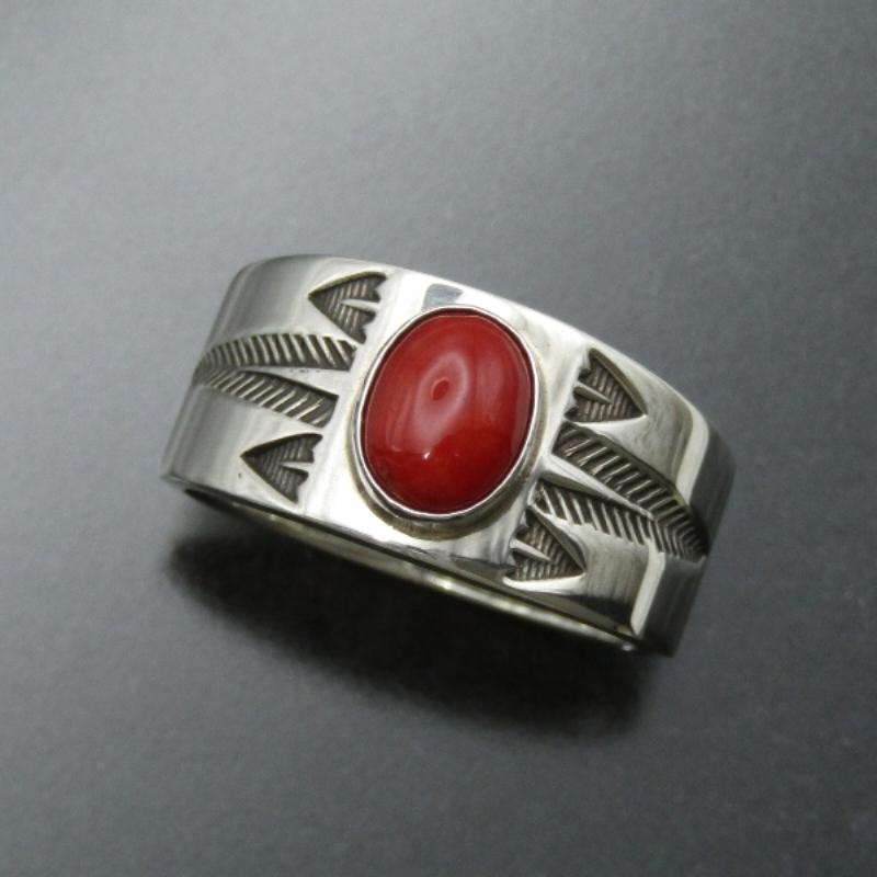 Navajo Jennifer Curtis スタンプワーク リング 22号 Navajo Jennifer Curtis スタンプワーク リング 22号