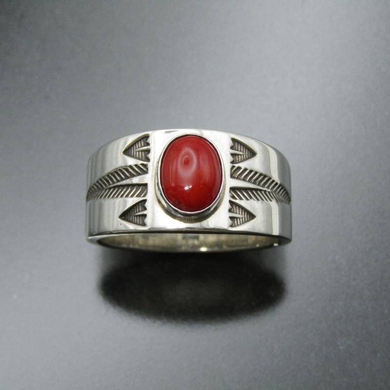 美品 Jennifer Curtis ナバホ族 リング コーラル ジェニファー