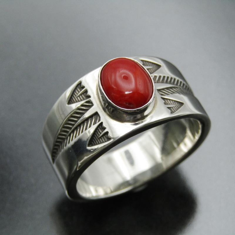 美品 Jennifer Curtis ナバホ族 リング コーラル ジェニファー