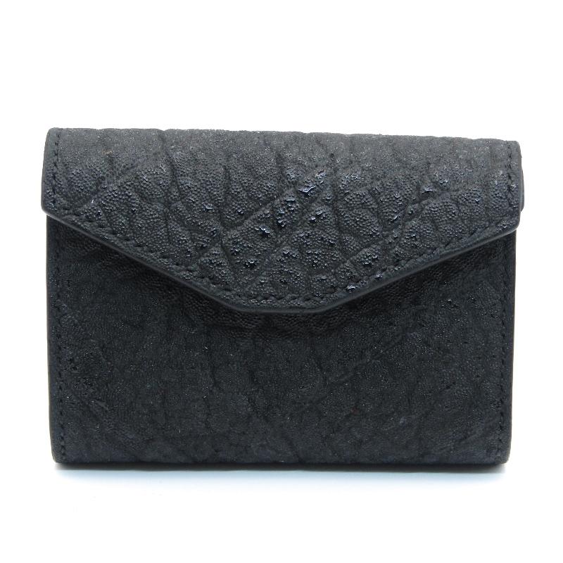 未使用 Three2Four スリーツーフォー 三つ折り財布 RAD 黒桟