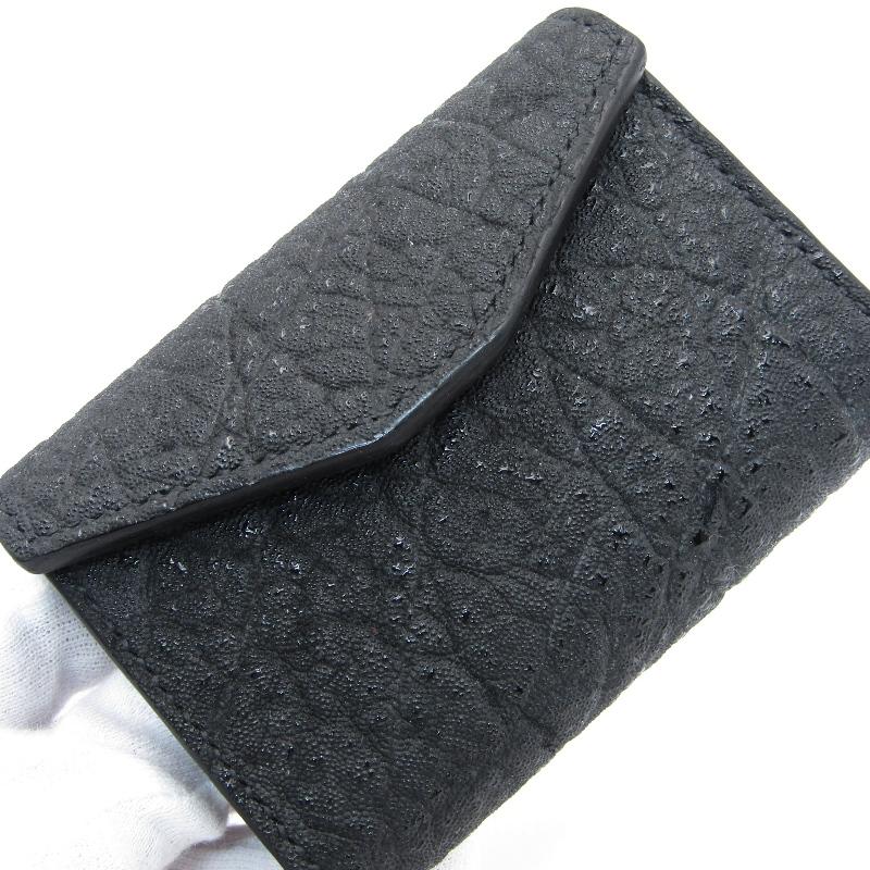 未使用 Three2Four スリーツーフォー 三つ折り財布 RAD 黒桟