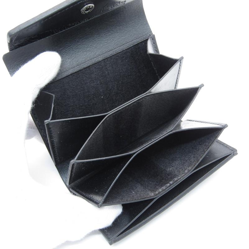 three2four rad THREE 2 FOUR RAD 財布 未使用 Three2Four スリーツーフォー 三つ折り財布 RAD 黒桟
