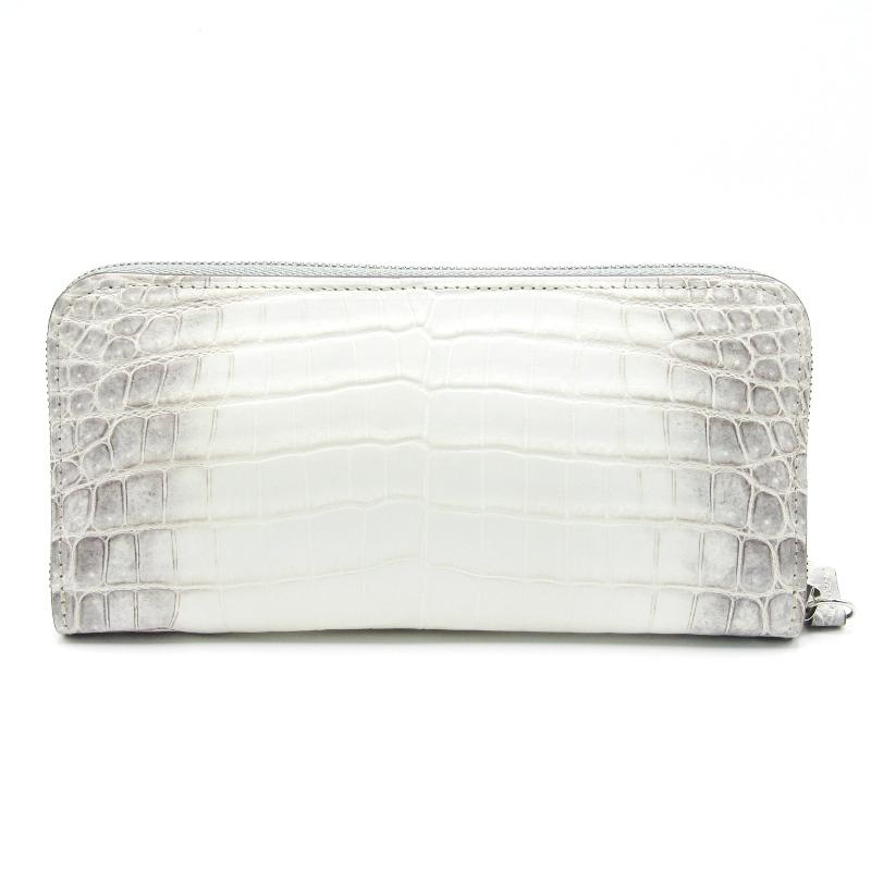 美品 SENNYU 新進工房 長財布 ヒマラヤクロコ クロコダイル バタール