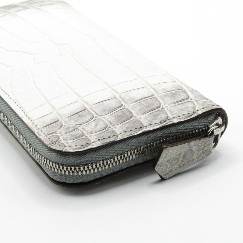 美品 SENNYU 新進工房 長財布 ヒマラヤクロコ クロコダイル バタール