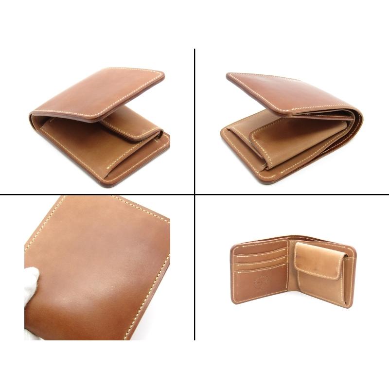 美品 LAST CROPS ラストクロップス 二つ折り財布 フルコードバン LC