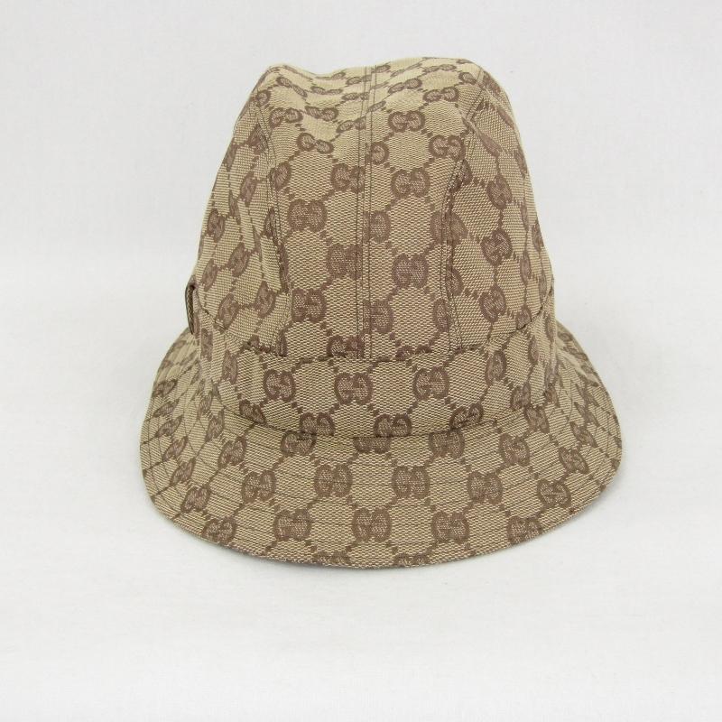 GUCCI バケットハット ベージュ 未使用 ✨未使用✨ GUCCI グッチ バケットハット 帽子 Sサイズ